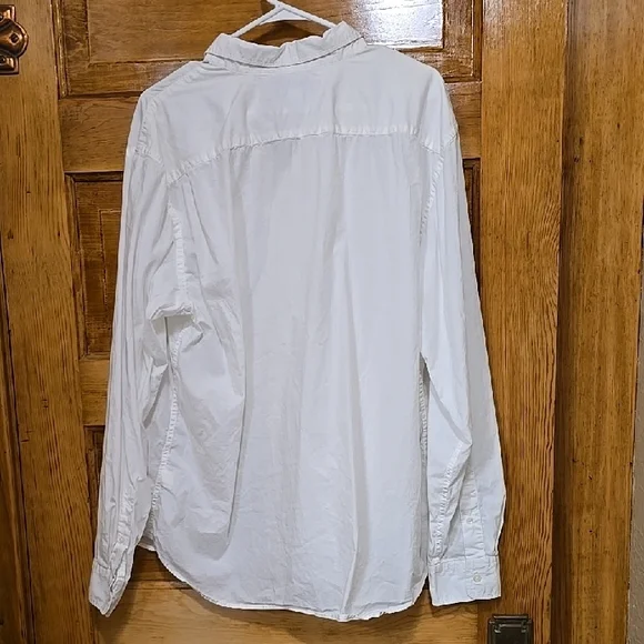 Old Navy White Casual Button Down Shirt Long Sleeve XL - Picture 3 of 3
